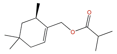 beta-Isocyclolavandulyl isobutyrate